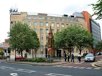 View of BBC Broadcasting House Belfast
